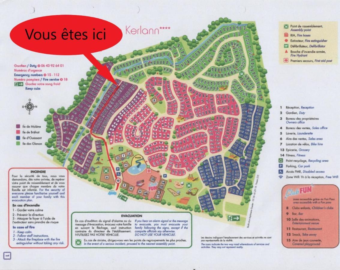 Mobil-Home 6/8 Personnes Au Domaine De Kerlann, Pont-Aven Ngoại thất bức ảnh